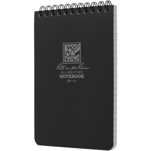 RITE Waterproof POCKET NOTEBOOK (101 × 152 mm) – nero Black