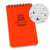 RITE Waterproof POCKET NOTEBOOK (76 × 133 mm) – arancione Orange
