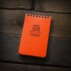 RITE Waterproof POCKET NOTEBOOK (76 × 133 mm) – arancione Orange