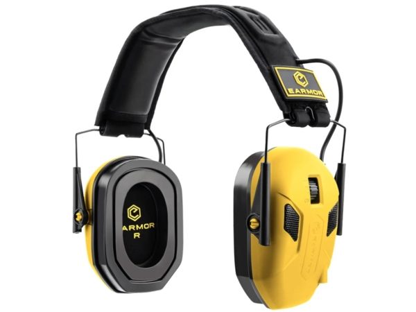 EARMOR M300X Electronic Hearing Protector – Yellow EARMOR cuffie protettive poligono M300X Electronic Hearing Protector – gialle Yellow