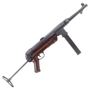 AGM FUCILE ELETTRICO MITRAGLIETTA TEDESCA WW2 MP 40 MARRONE FINTA RADICA (MP007W)