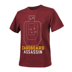 T-Shirt (Cardboard Assassin) - Cotton - Melange Red
