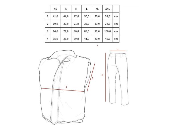 Kid´s vest and pants FLECKTARN