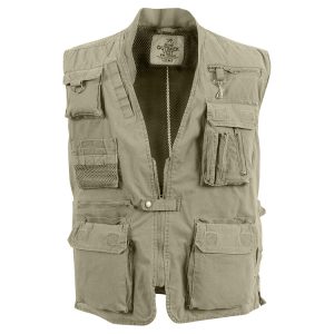 vest fishing KHAKI DELUXE SAFARI vest fishing KHAKI DELUXE SAFARI