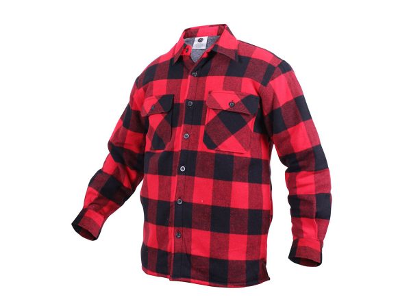 Lumberjack plaid shirt warm RED Lumberjack plaid shirt warm RED