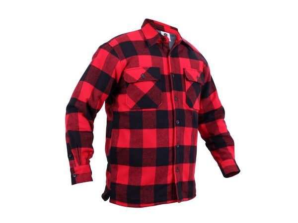 Lumberjack plaid shirt warm RED Lumberjack plaid shirt warm RED