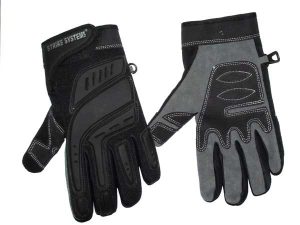 STRIKE Tactical Gloves with Knuckle Protection - Gray / black