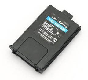 BAOFENG batteria di ricambio Li-Ion Battery for the Baofeng UV-5R Radio, 1800 mAh - Black