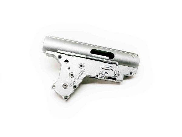 ASG Gearbox Shell CZ Scorpion EVO 3 with Bushings - Silver