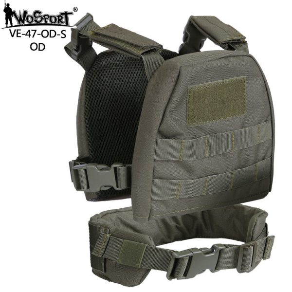 WST Kids MOLLE Plate Carrier with Belt – Green WST Kids MOLLE Plate Carrier with Belt – Green