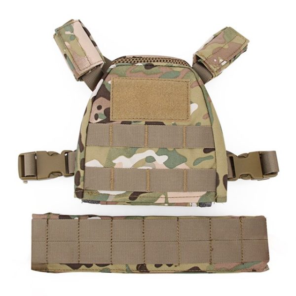 WST Kids MOLLE Plate Carrier with Belt – Tan WST Kids MOLLE Plate Carrier with Belt – Tan