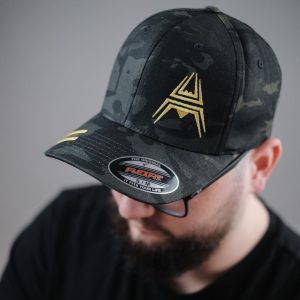 FLEXFIT Cap Spider logo yellow - Multicam BLACK® FLEXFIT Cap Spider logo yellow - Multicam BLACK®