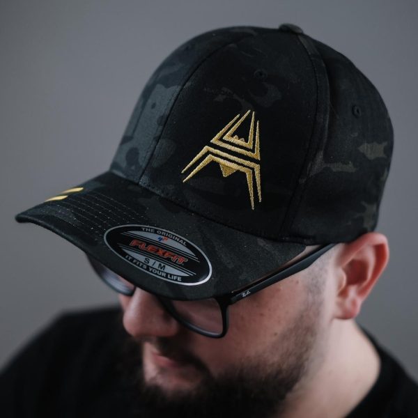 FLEXFIT Cap Spider logo yellow - Multicam BLACK®