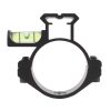 VO Mounting Ring with RIS Rail and Bubble Level, (30 / 25,4 mm) - Black