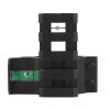 VO Mounting Ring with RIS Rail and Bubble Level, (30 / 25,4 mm) - Black