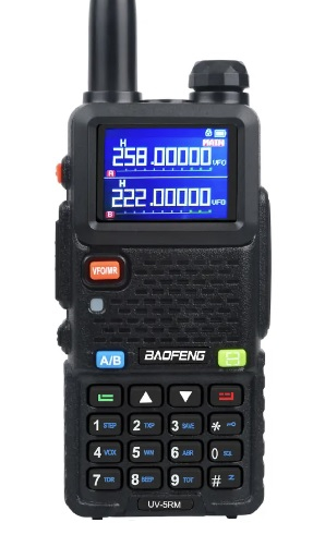 Baofeng Radio UV-5RM , tri-band, USB-C (VHF,UHF)