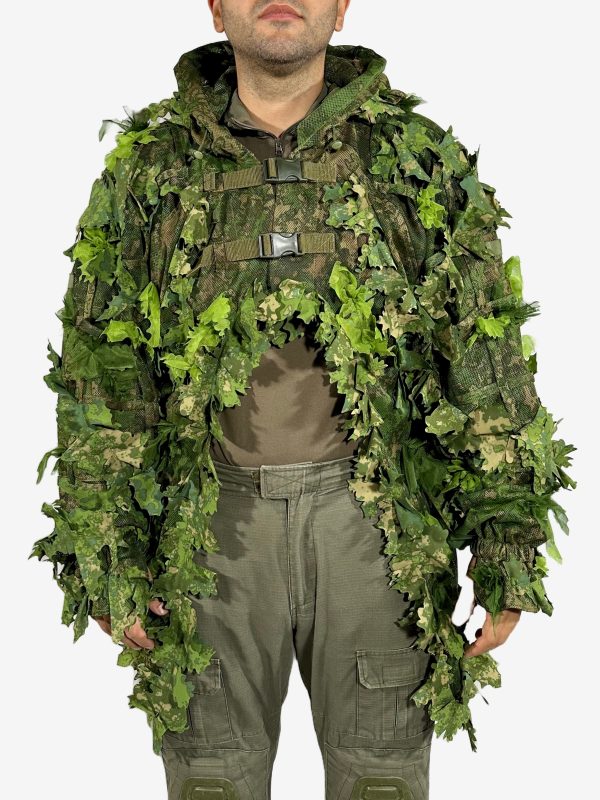 KMCS Cloak with Leaf Strips - Green KMCS Cloak with Leaf Strips - Green