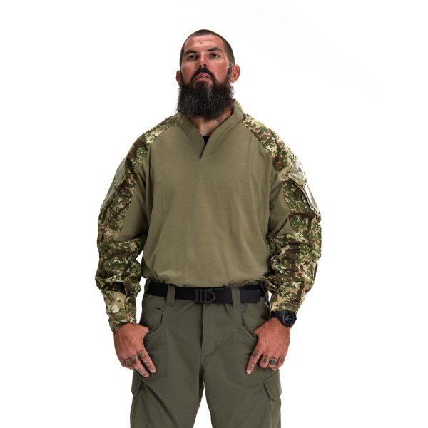 KRYPTEK Rugby Long Sleeve Combat Shirt - Kryptek Obskura Transitional KRYPTEK Rugby Long Sleeve Combat Shirt - Kryptek Obskura Transitional