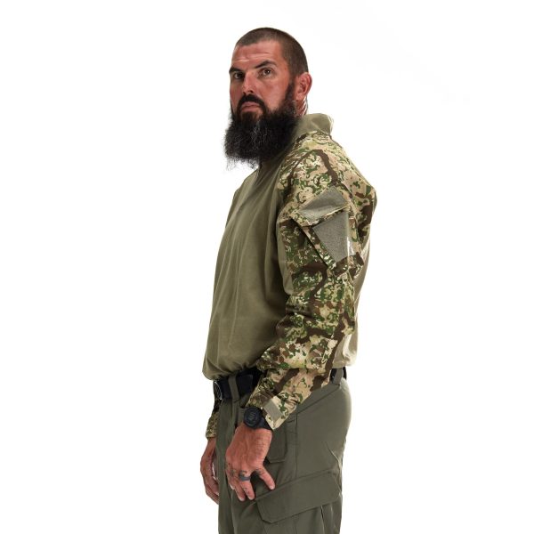 KRYPTEK Rugby Long Sleeve Combat Shirt - Kryptek Obskura Transitional KRYPTEK Rugby Long Sleeve Combat Shirt - Kryptek Obskura Transitional