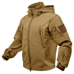 TACTICAL hooded jacket softshell COYOTE TACTICAL hooded jacket softshell COYOTE