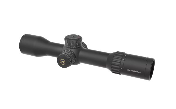 VO CONTINENTAL X6 2-12×44 CTR FFP MPVO Rifle Scope, 34 mm – Black