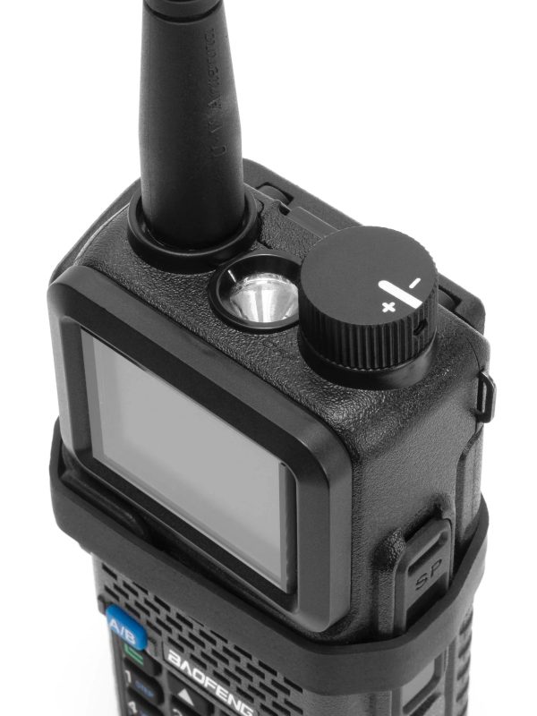 Tridos Baofeng UV-5RM PTT Guard and Volume Dial Knob - Black Tridos Baofeng UV-5RM PTT Guard and Volume Dial Knob - Black