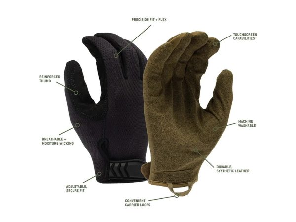 PYRAMEX VG Adjustable Operator Tactical Gloves - Coyote Brown