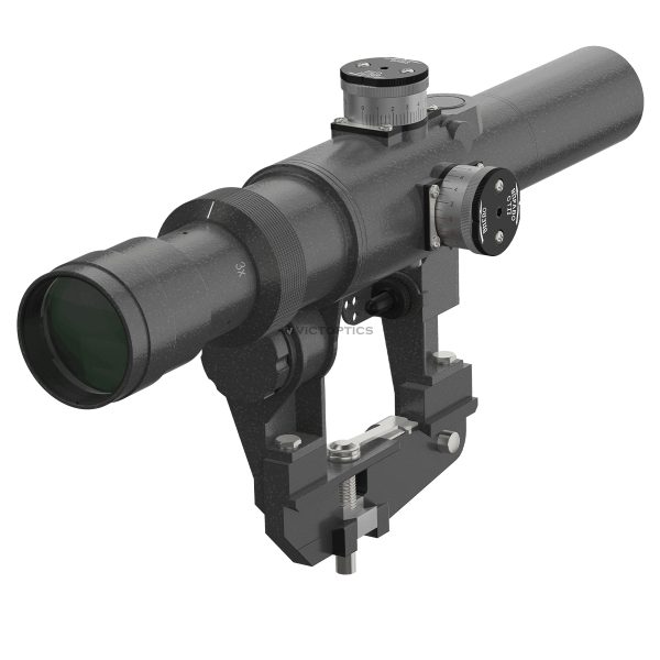 VictOptics SVD Dragunov 3-9×24 FFP Rifle Scope – Black