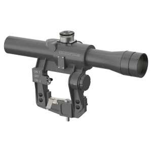 VictOptics SVD Dragunov 4×24 FFP Rifle Scope – Black