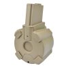 A&K CARICATORE DRUM 1200 COLPI PER SERIE M4 DARK EARTH (B90-1C TN)