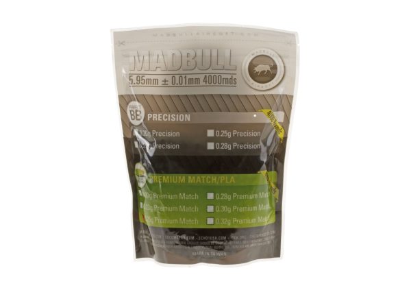 Madbull 0.25g Bio Premium Match Grade PLA 4000rds