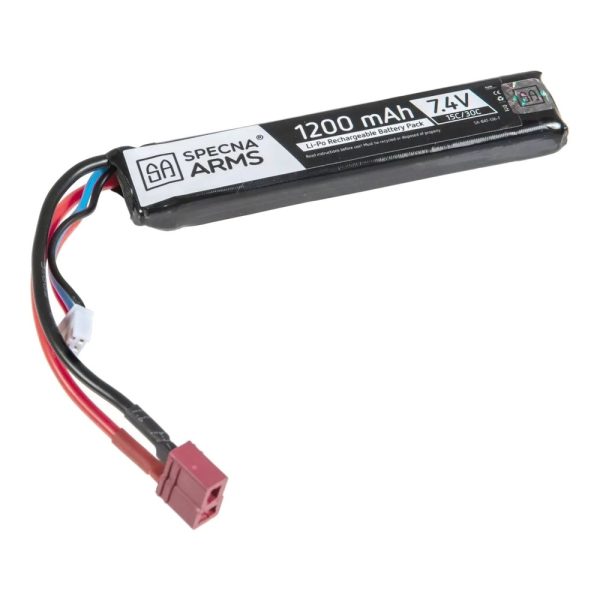 SPECNA ARMS BATTERIA LI-PO 7.4V X 1200MAH 15/30C DEANS (SPE-06-024604) SPECNA ARMS BATTERIA LI-PO 7.4V X 1200MAH 15/30C DEANS (SPE-06-024604)