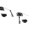 Z-Tactical Comtac Helmet Rail Adapter Set Black