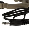 Z-Tactical Tactical Throat Mic Dark Earth